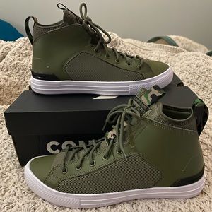 BRAND NEW IN BOX - Converse Ctas Ultra Mid Field Surplus/Black/White - 168151C